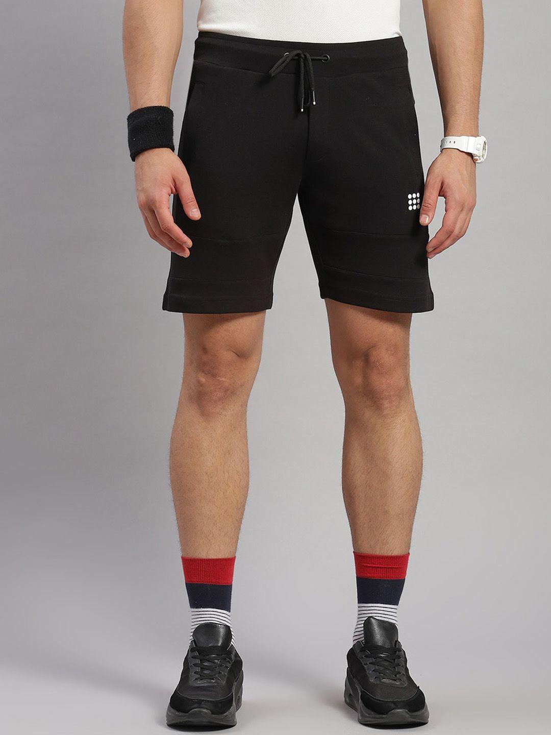 rock.it men mid rise slim fit cotton sports shorts