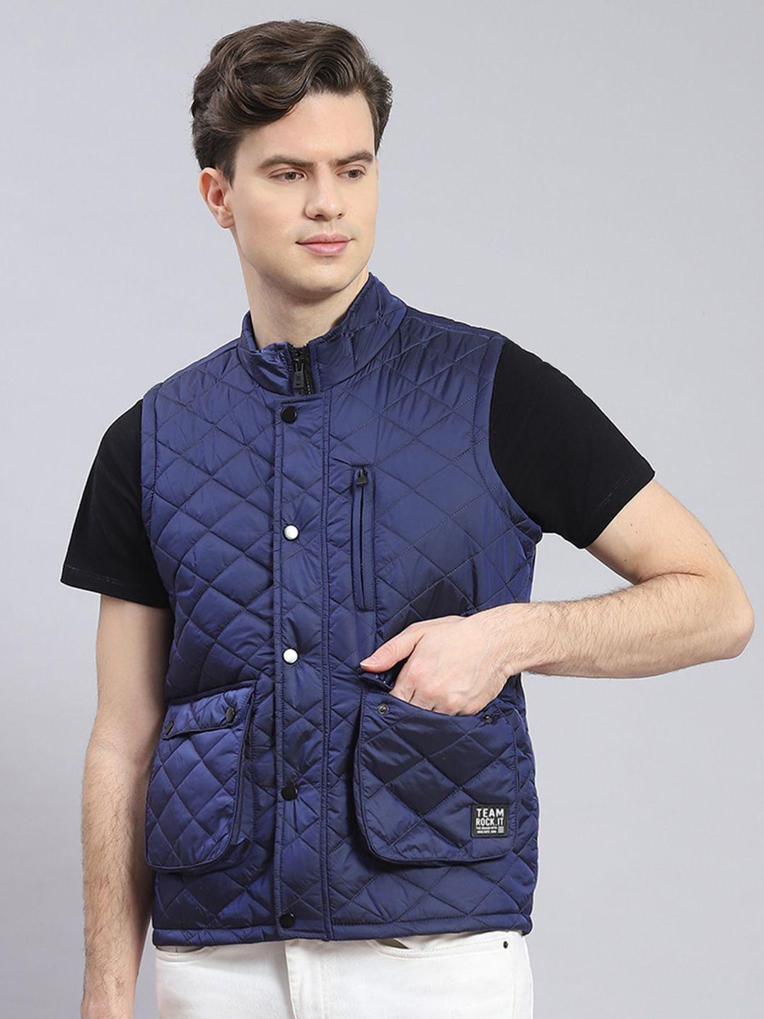 rock.it mock collar lightweight quilted jacket