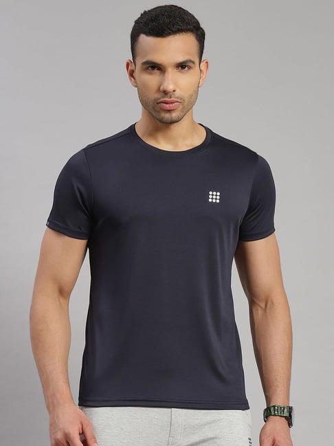 rock.it navy blue regular fit t-shirt