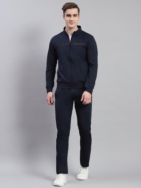 rock.it navy blue regular fit tracksuits