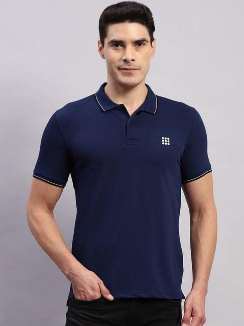 rock.it navy smart fit polo t-shirt