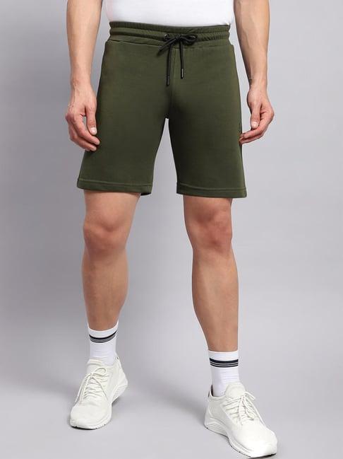 rock.it olive cotton regular fit shorts