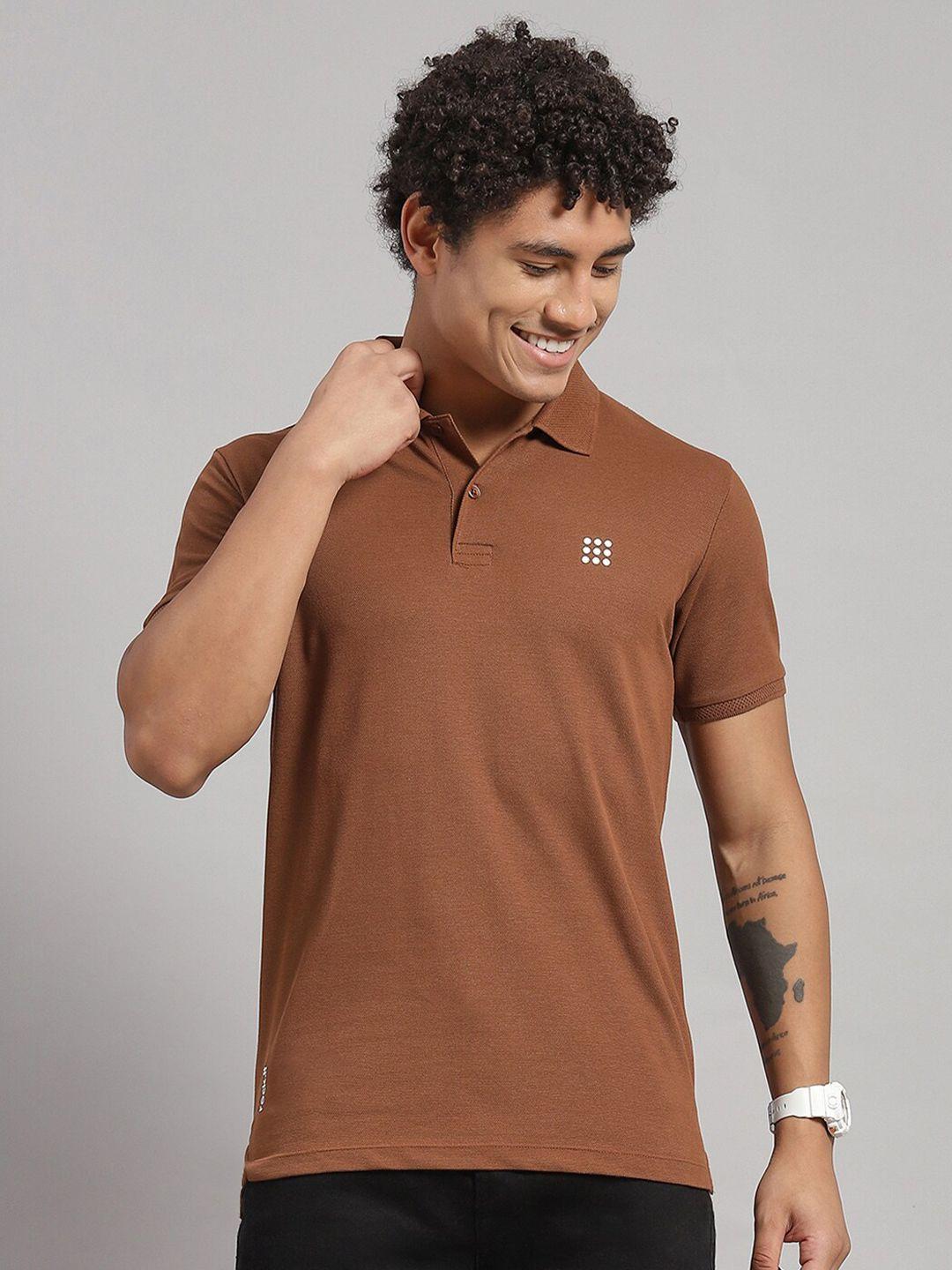 rock.it polo collar slim fit cotton t-shirt