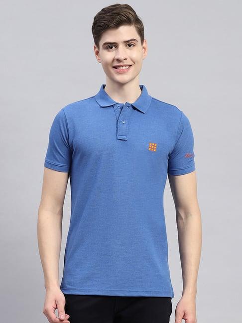 rock.it royal blue smart fit polo t-shirt