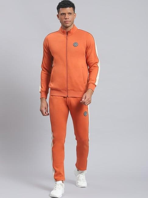 rock.it rust regular fit striped tracksuit