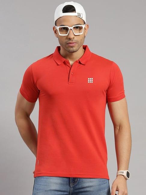 rock.it rust smart fit polo t-shirt