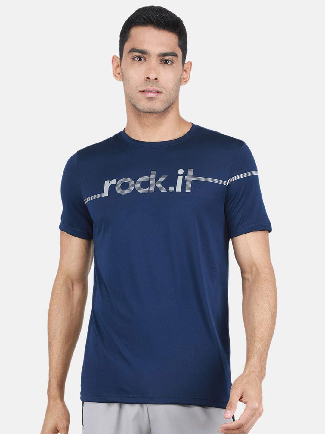 rock.it typography printed casual t-shirt