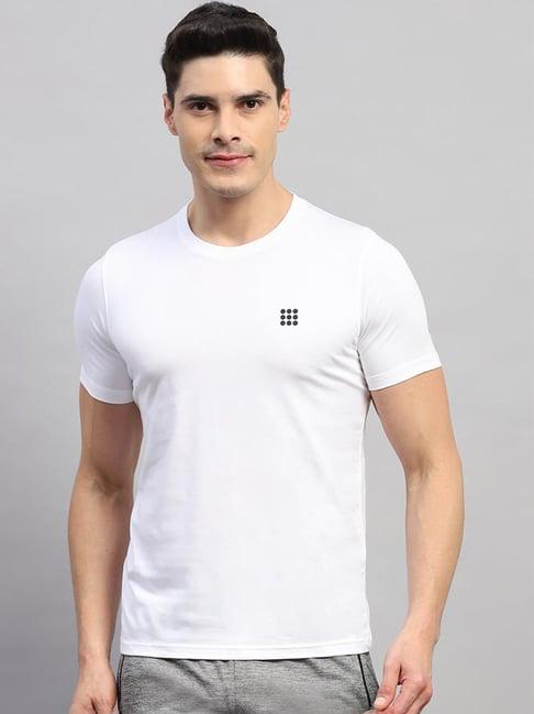 rock.it white cotton regular fit t-shirt