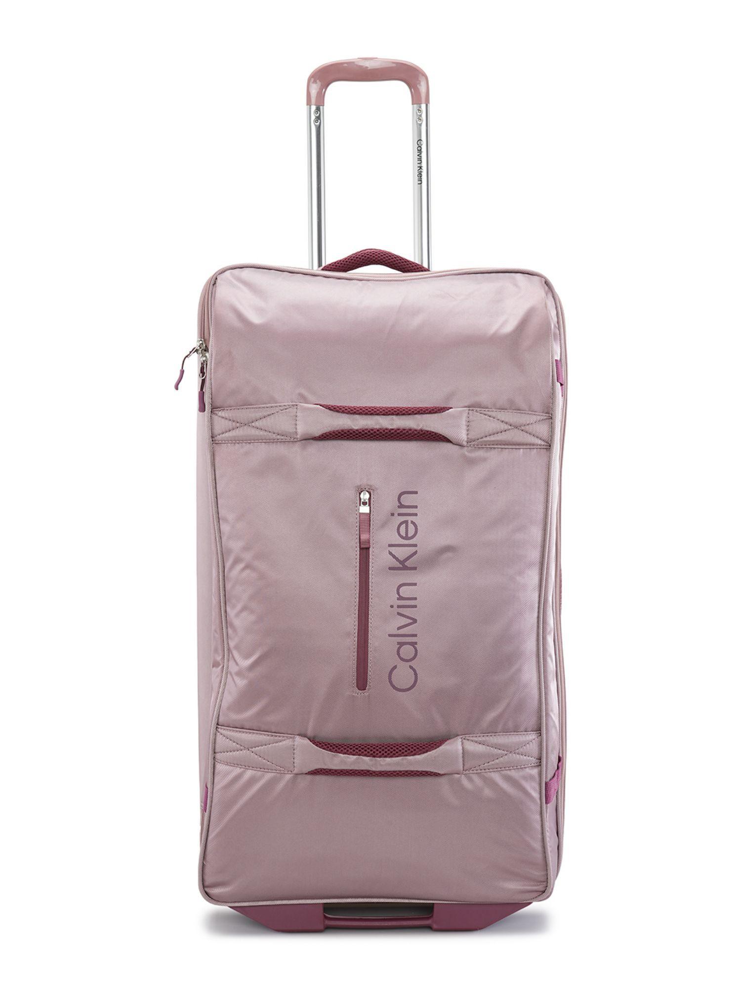 rockaway rose 900d polyester material soft 21 duffle trolley