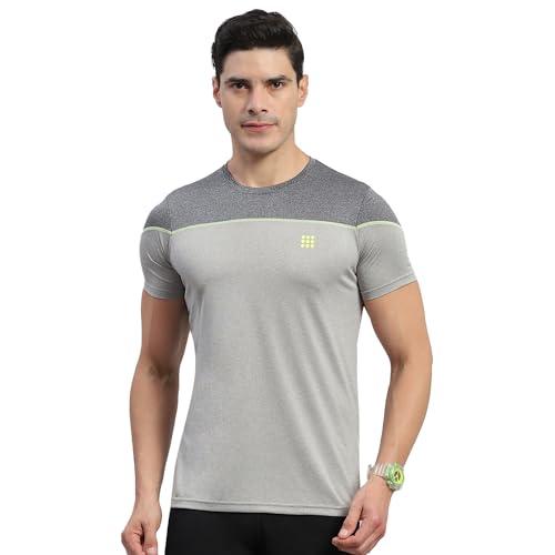 rockit from house of monte carlo mens grey solid round neck half sleeve smart fit t-shirt (2240101895-1-44)