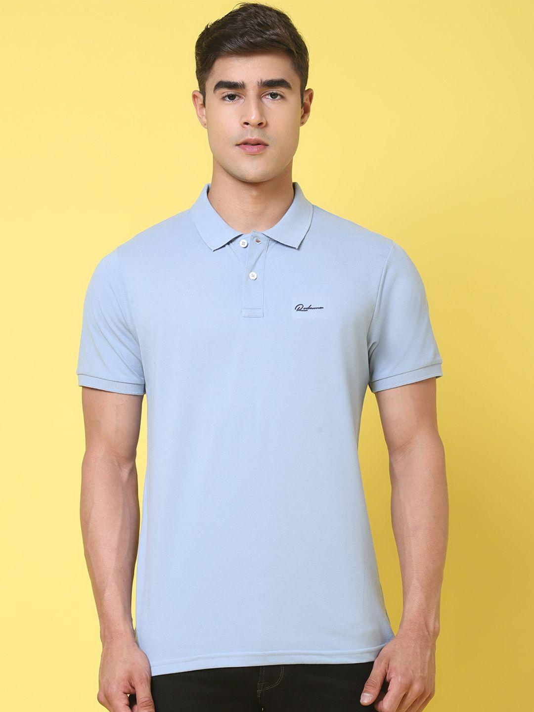 rodamo polo collar cotton slim fit t-shirt