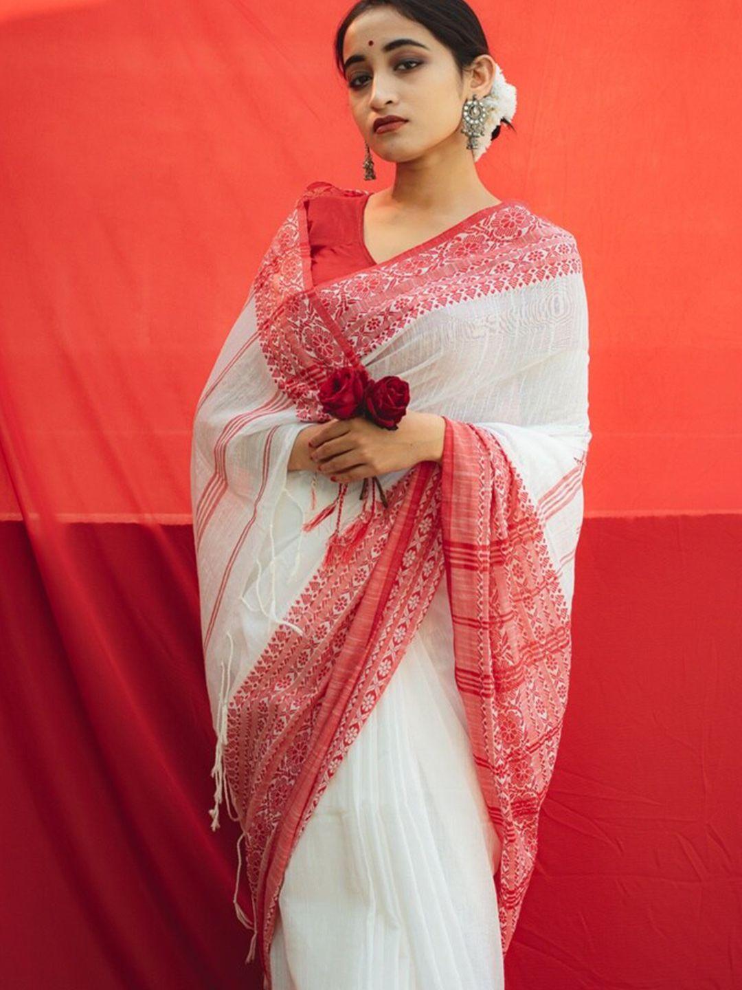 roddur pure cotton saree