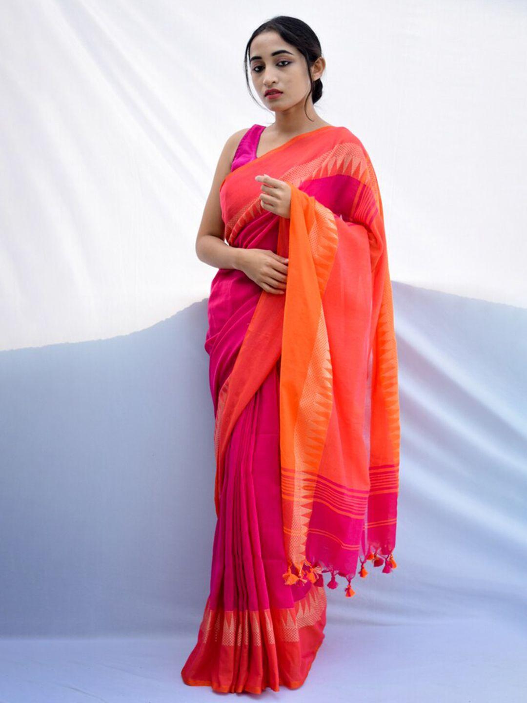 roddur pure cotton saree