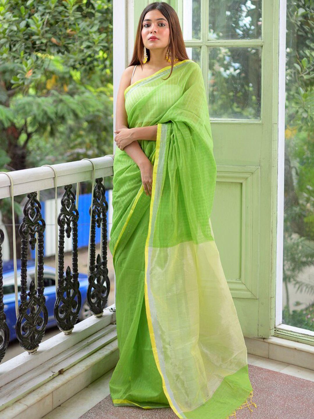 roddur striped silk cotton saree