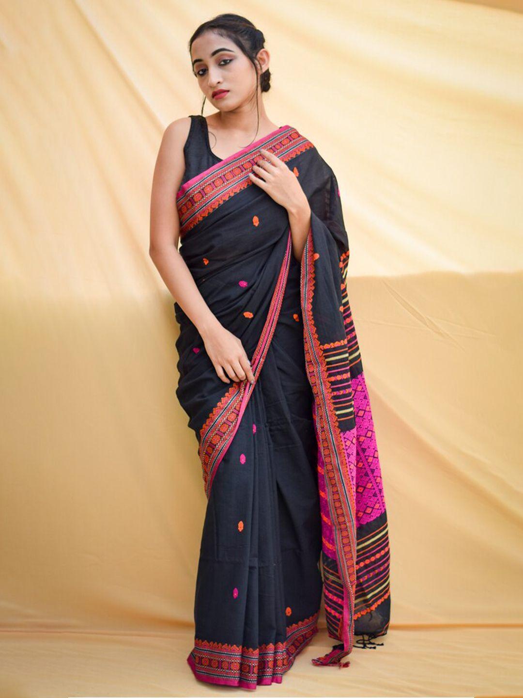 roddur woven design pure cotton saree