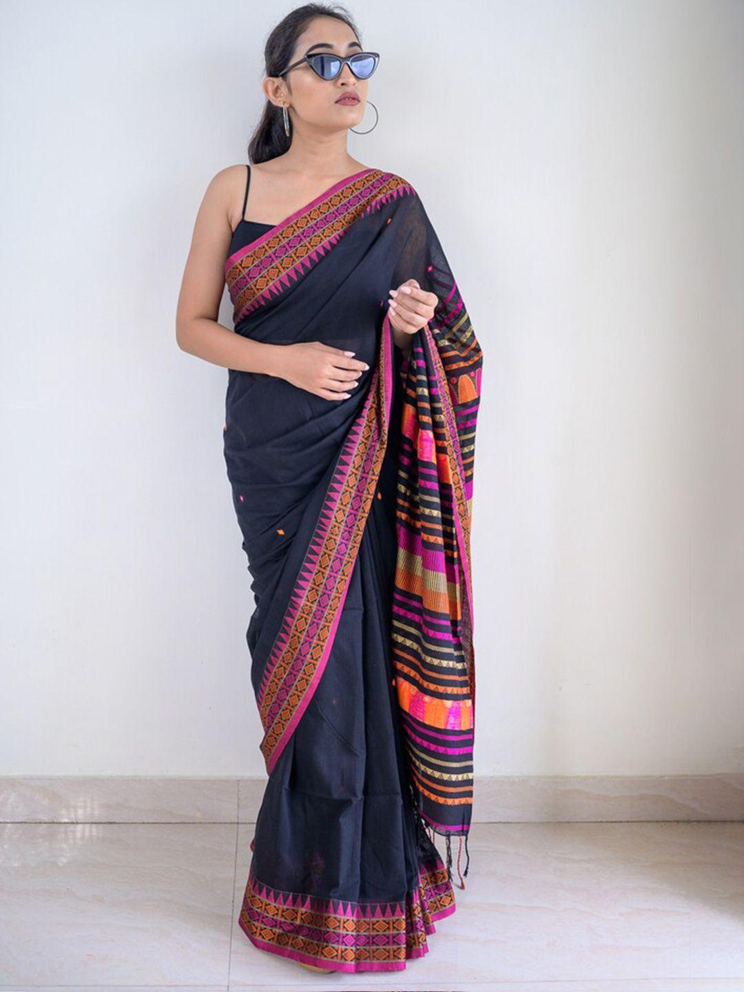 roddur woven design pure cotton saree