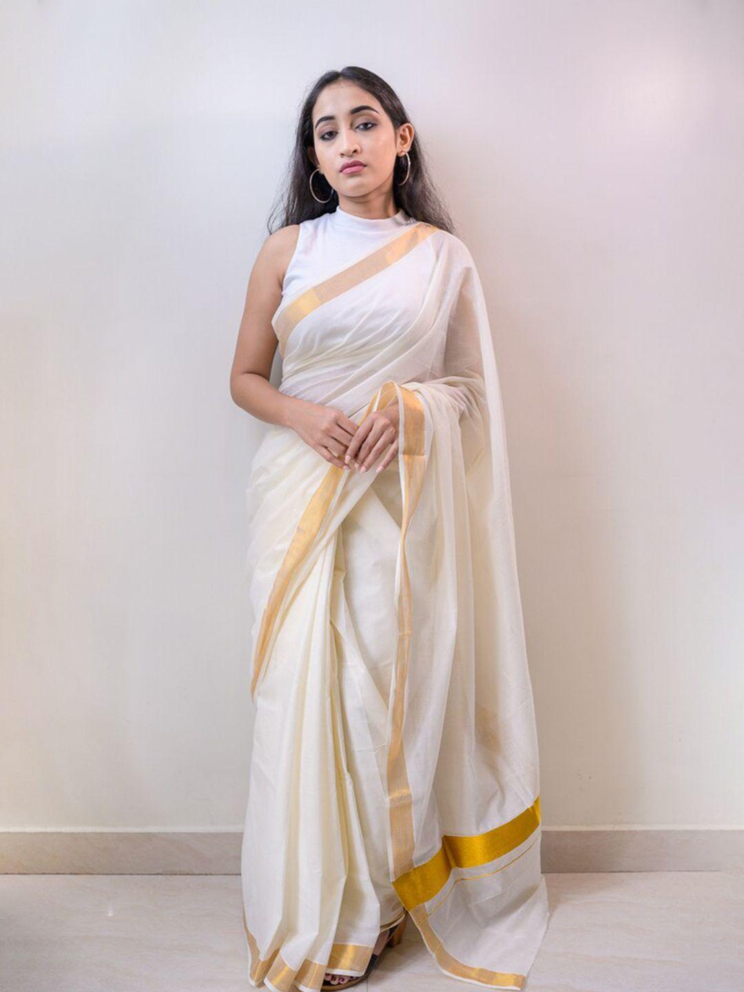 roddur zari pure cotton saree