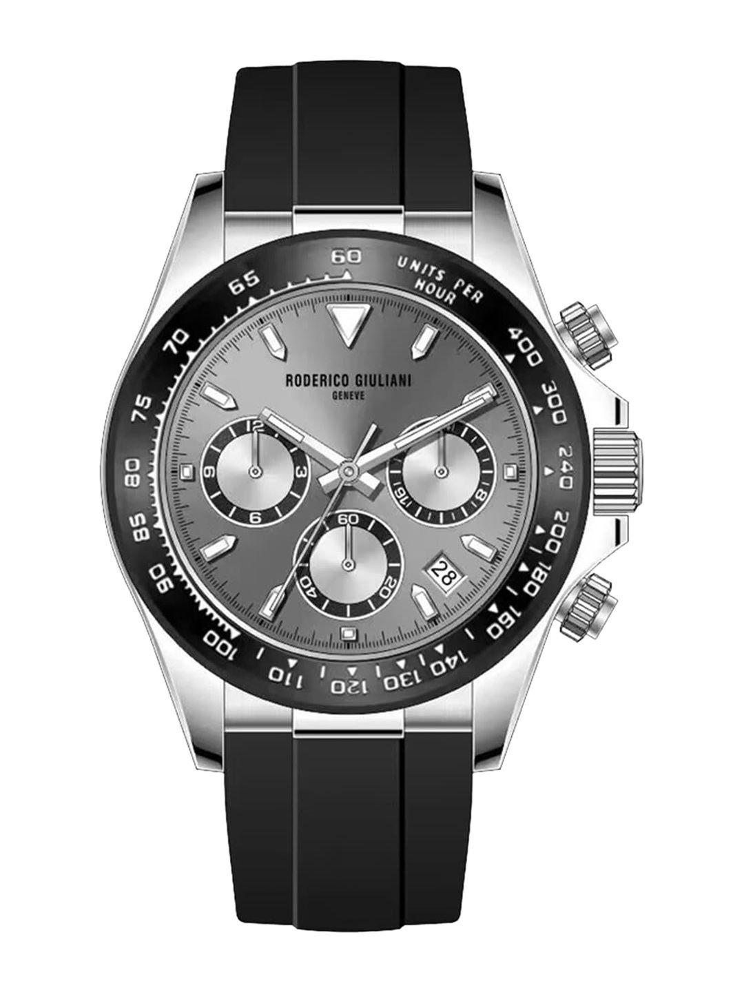 roderico giuliani straps analogue chronograph watch rg-mslc78000001