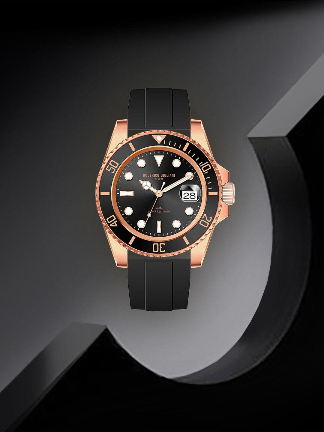 roderico giuliani unisex embellished dial & wrap around straps analogue watch rg-msla74000005