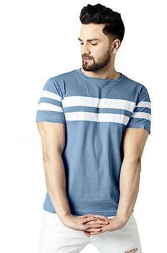 rodzen men's regular fit t-shirt(rz24nsolidblue-xl_blue_xl)