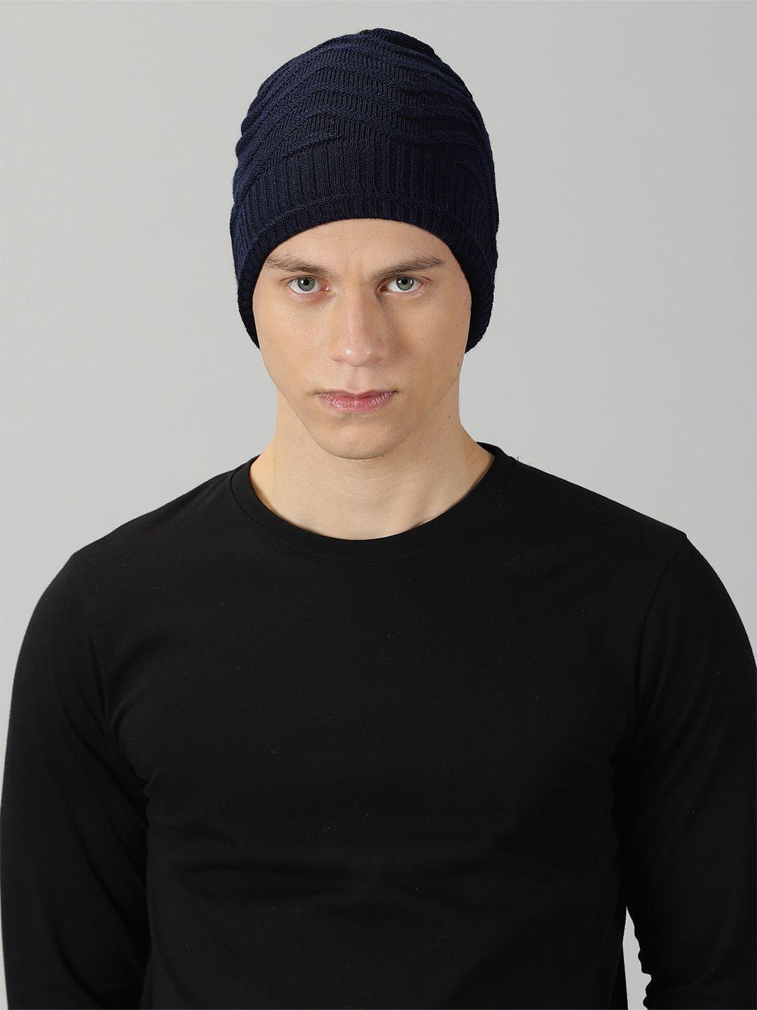 rodzen men colourblocked woollen beanie