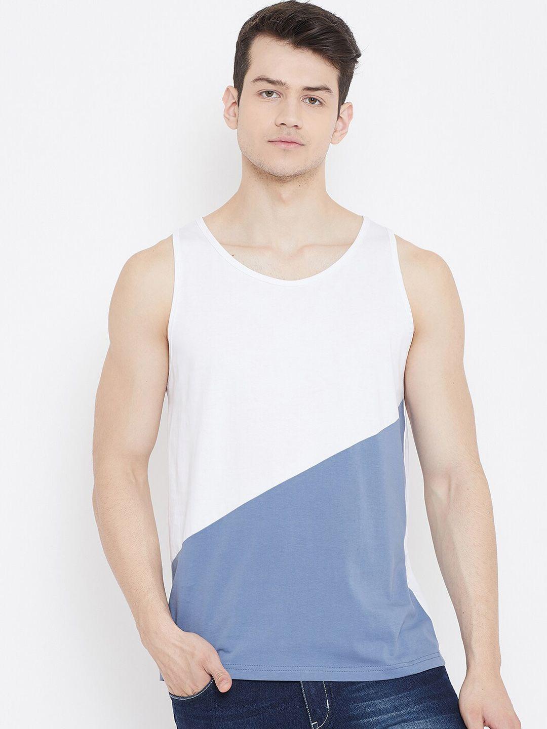 rodzen men cotton colourblocked t-shirt