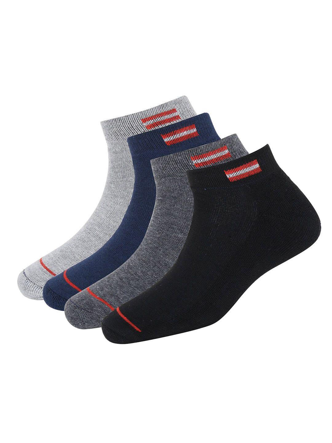 rodzen men pack of 4 ankle-length socks