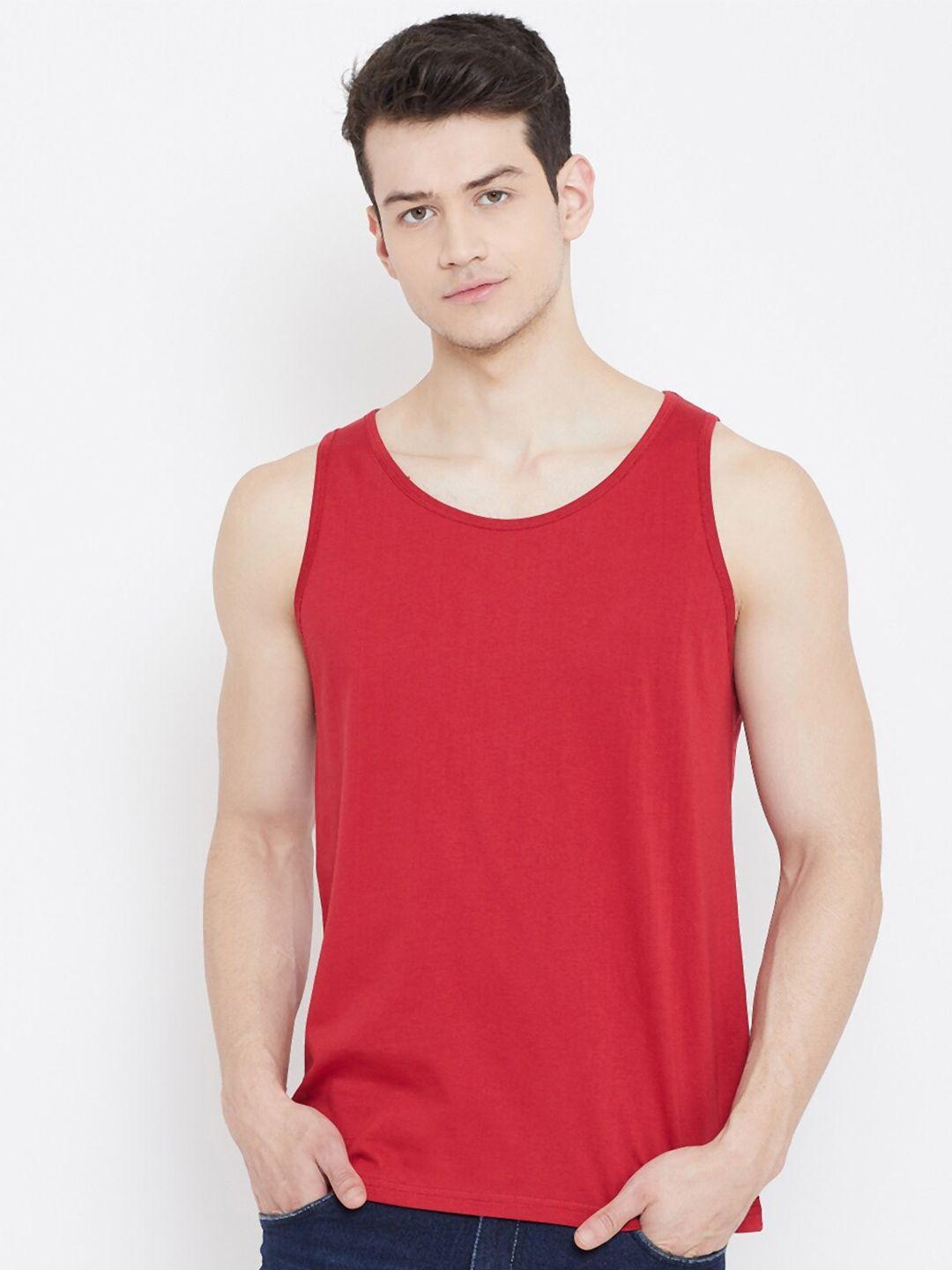 rodzen men sleeveless pure cotton t-shirt