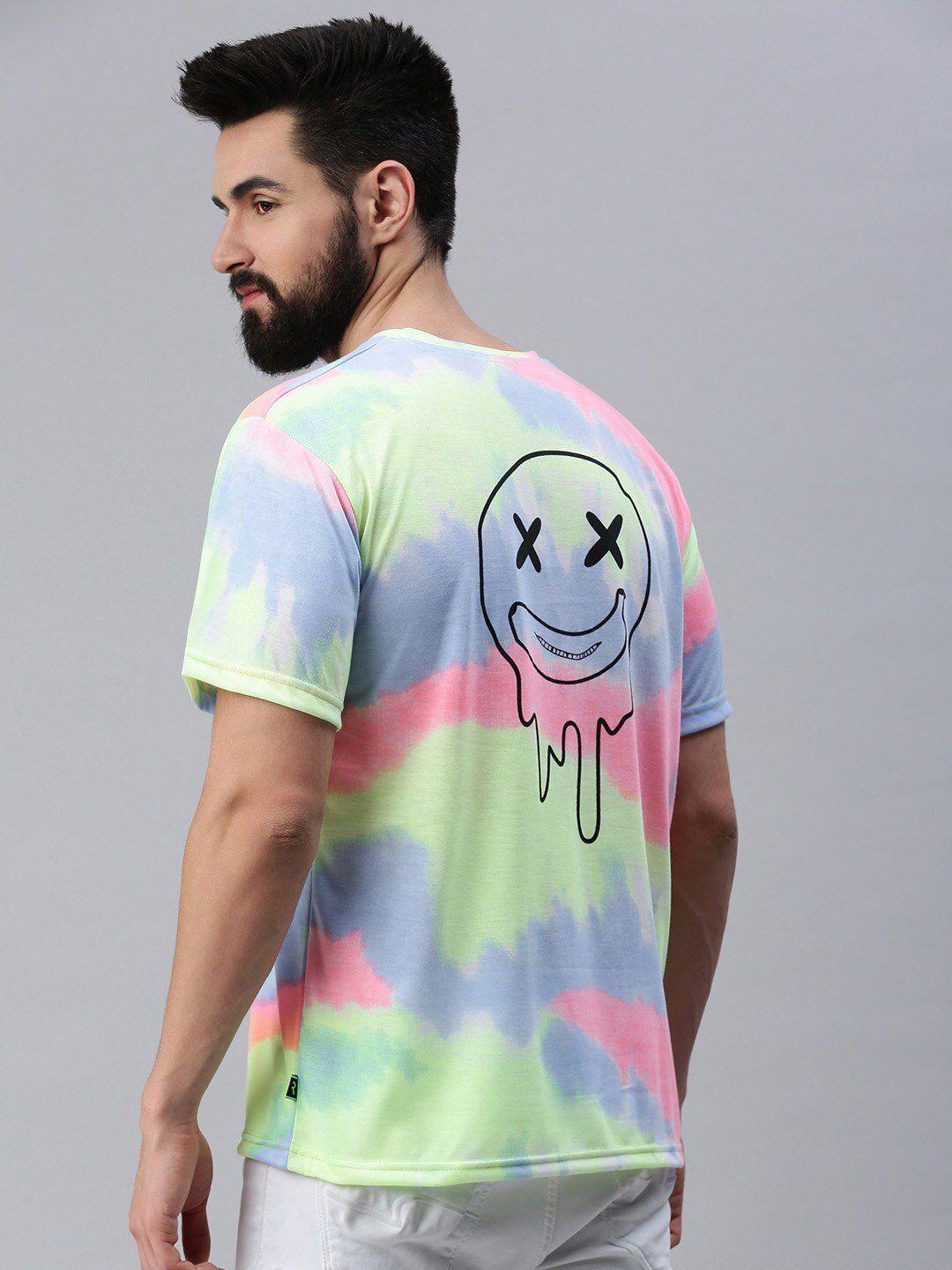 rodzen tie & dyed oversized cotton casual t-shirt