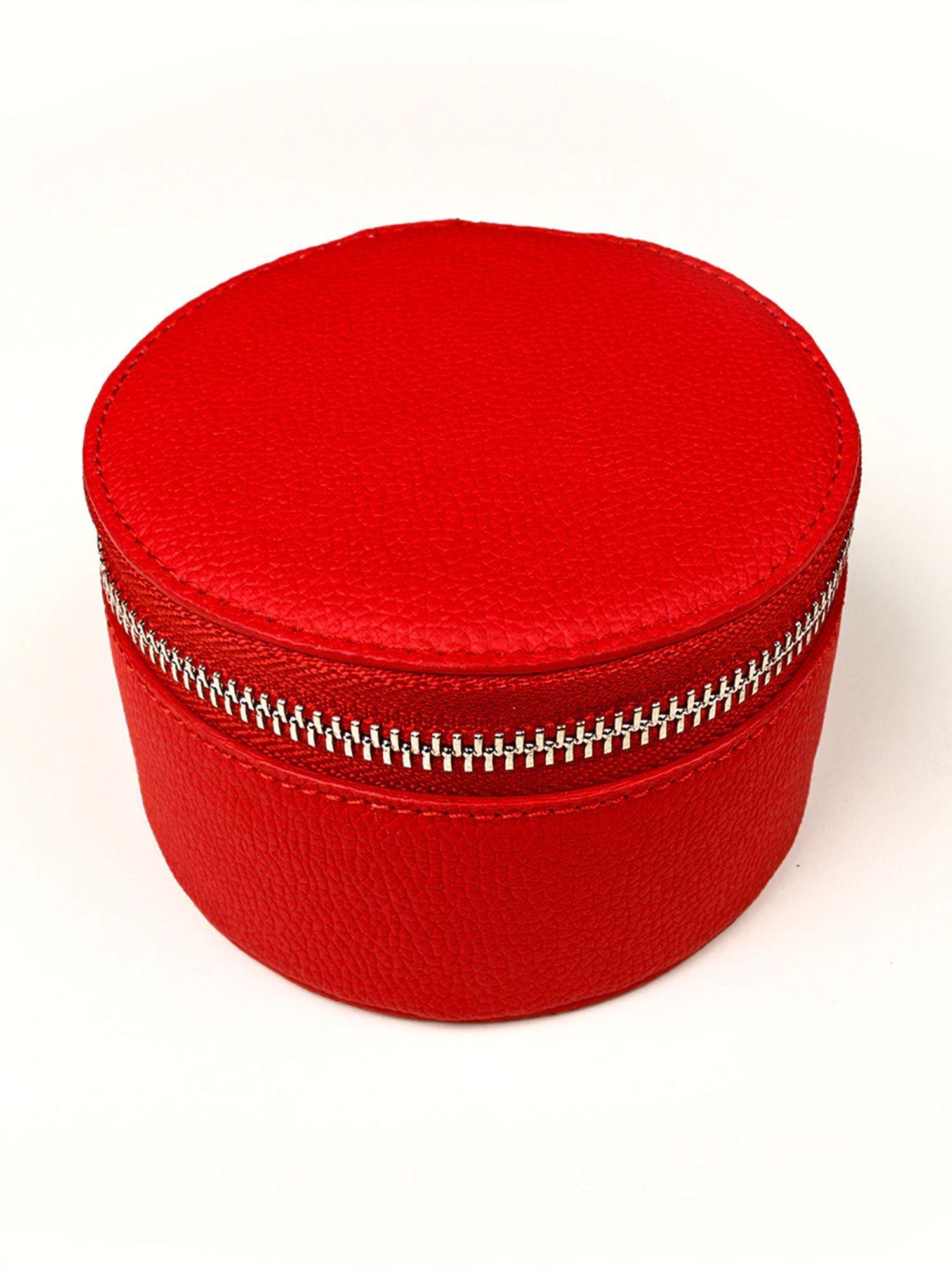rogate medium vegan leather watch case dark red (m)