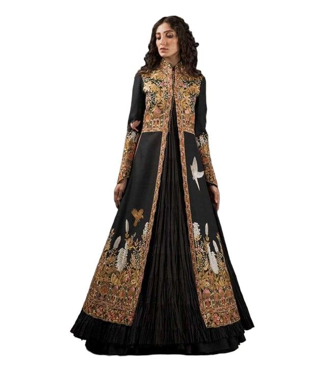 rohit bal embroidered long jacket