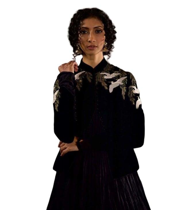 rohit bal embroidered short jacket