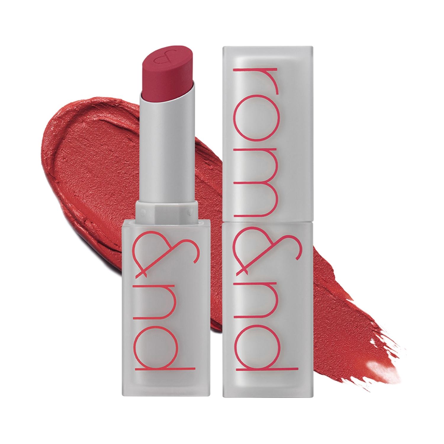 rom&nd zero matte lipstick - 01 dusty pink (3g)