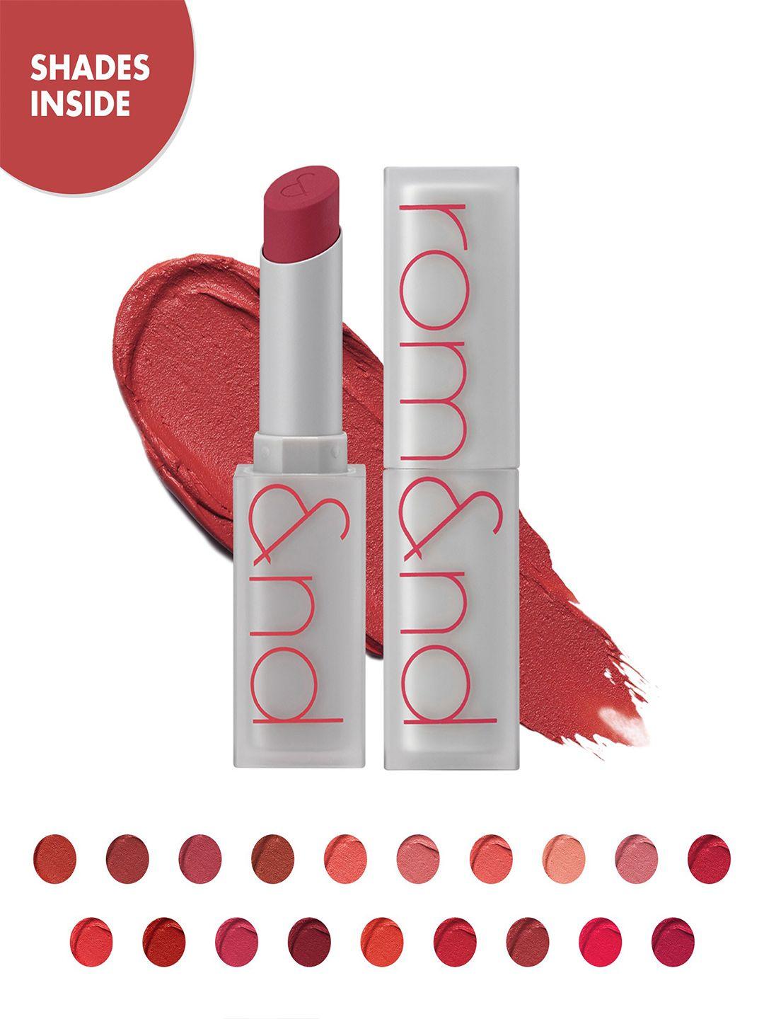 rom&nd zero matte lipstick 3g - dusty pink 01