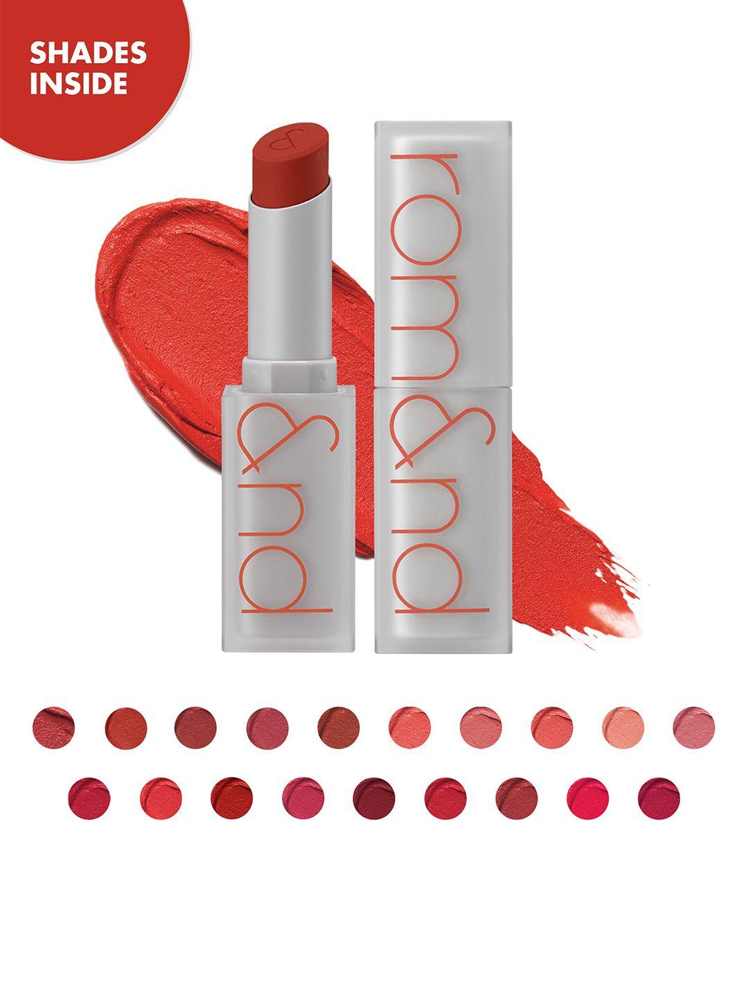 rom&nd zero matte long lasting lipstick - 3g - dazzle red 16