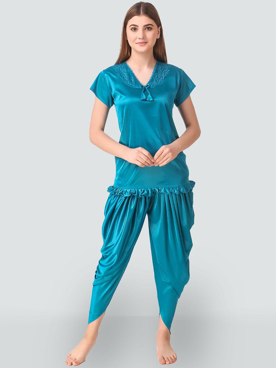 romaisa women blue night suit