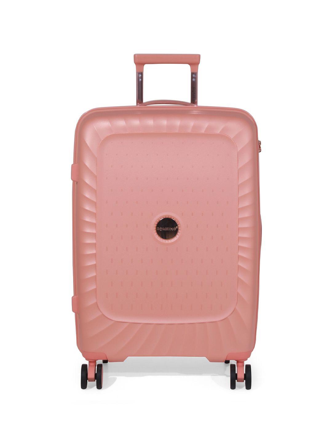 romeing sicily textured medium suitcase trolley bag