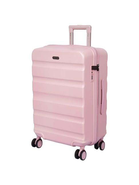 romeing venice pink polycarbonate hard cabin trolley - 65 cm