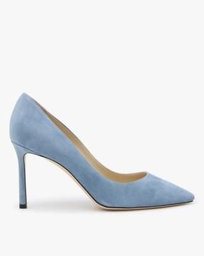 romy 85 suede pumps