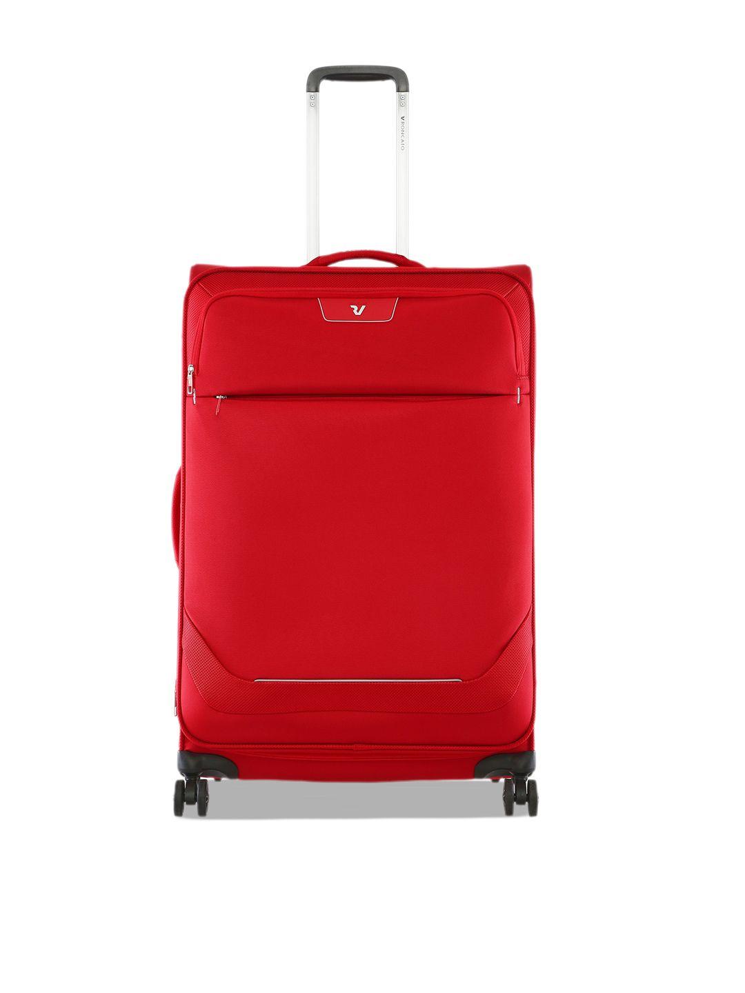 roncato soft-sided water resistant large trolley suitcase