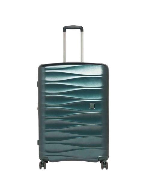 roncato stellar green textured hard large trolley bag -30 cm