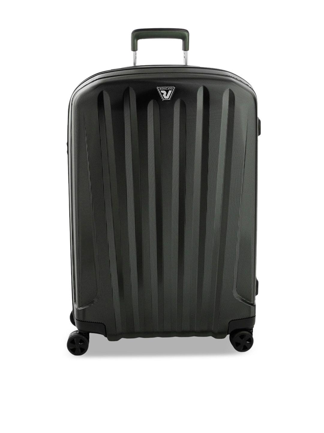 roncato textured hard-sided water resistant medium trolley suitcase