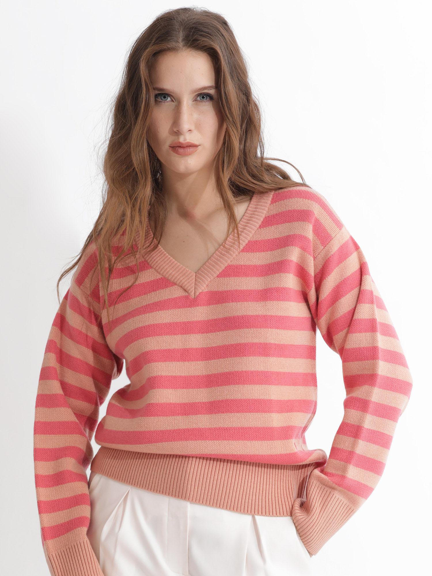 ronnie dark pink sweater