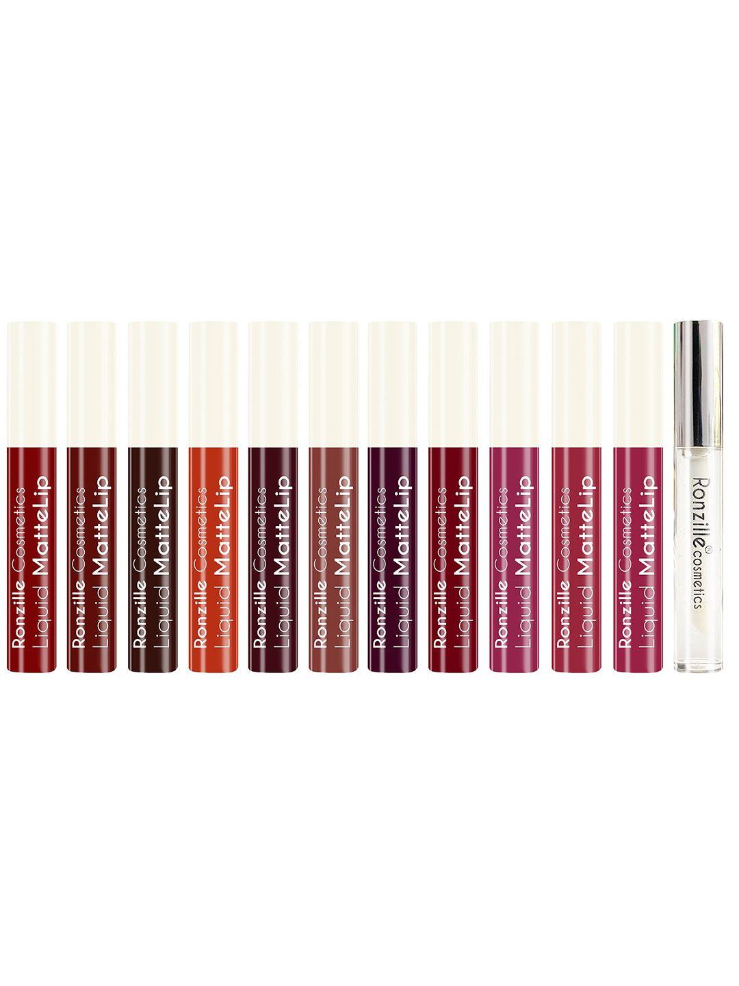 ronzille set of 12 multi liquid lipsticks