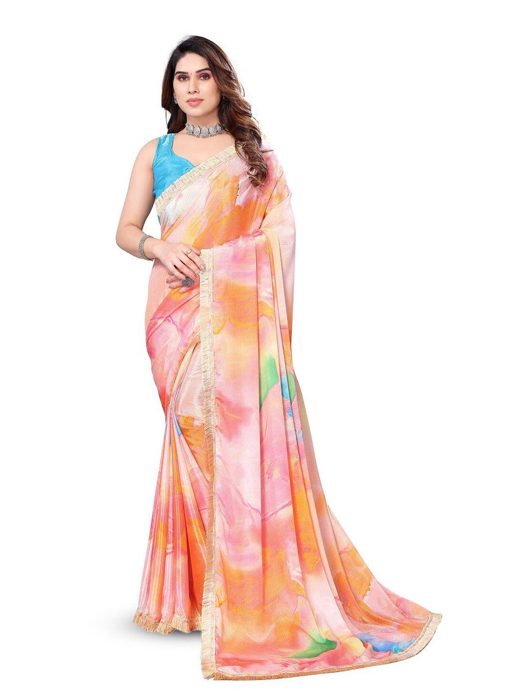roop sundari sarees abstract dyed pure chiffon saree