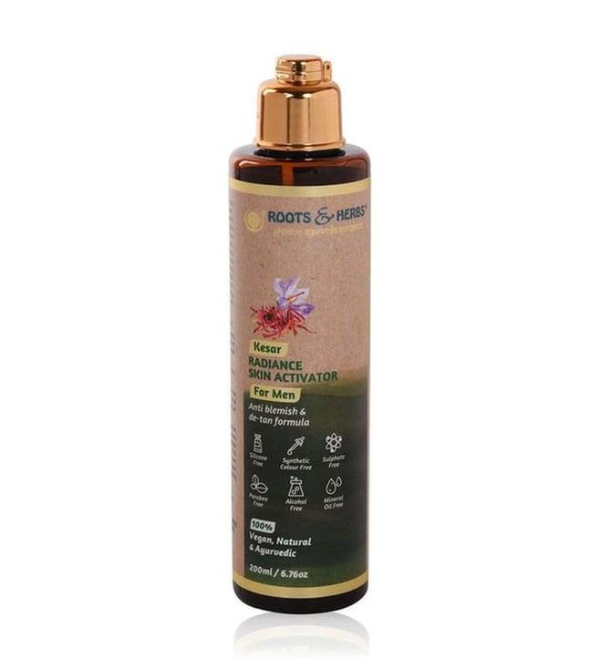 roots and herbs kesar radiance enhancing skin activator - 220 ml