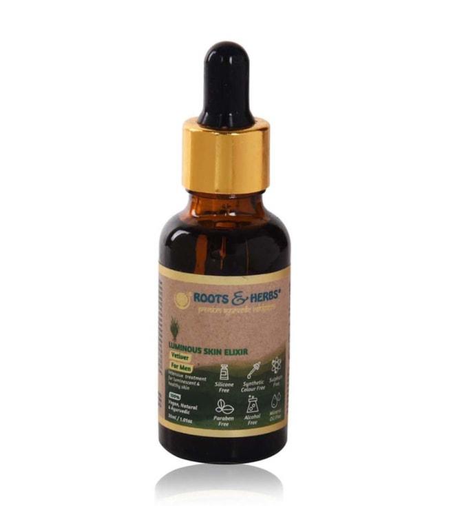 roots and herbs vertiver luminous skin elixir - 50 ml