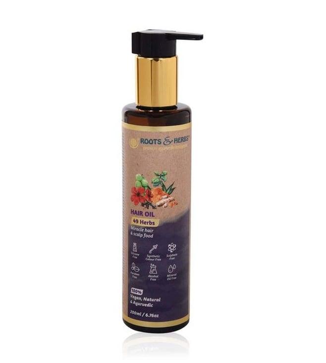 roots and herbs 49 herbs hair oil - 200 ml