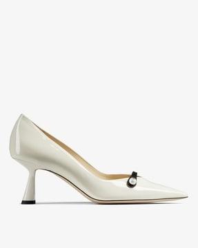 rosalia 65 pointed pumps with pearl detail