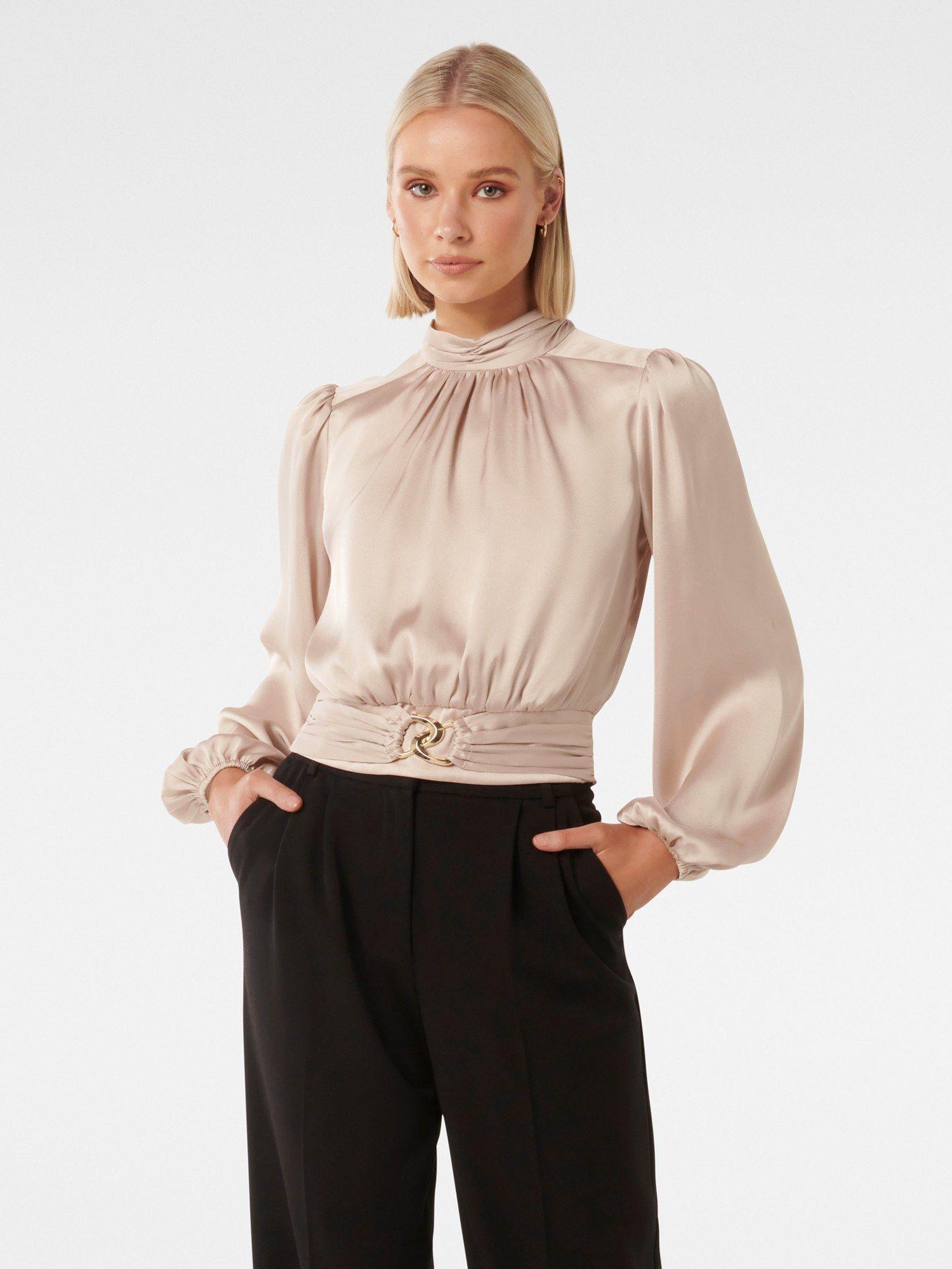 rosalia ring detail wrap top